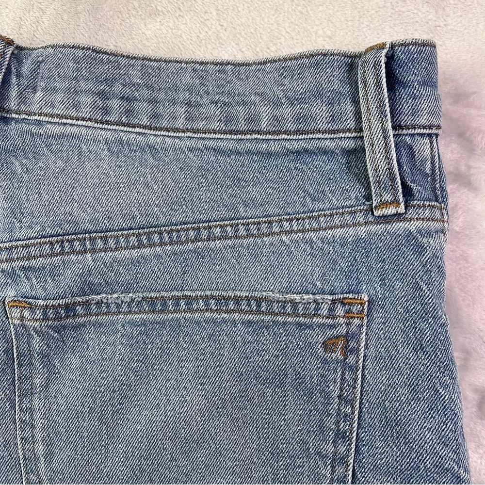 Madewell The Perfect Jean Shorts Size 31 Medium Wash Distressed Summer Casual Ba